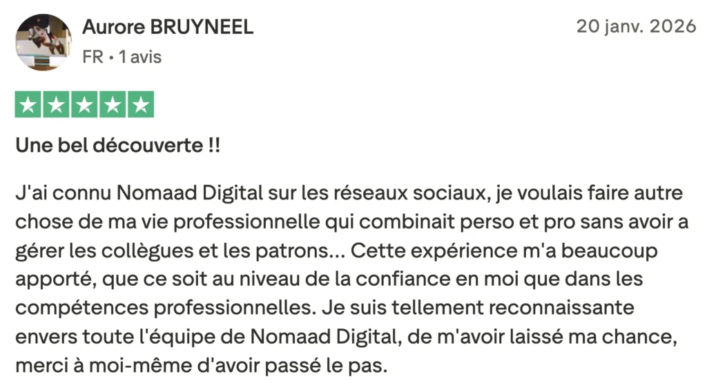 Nomaad digital - avis